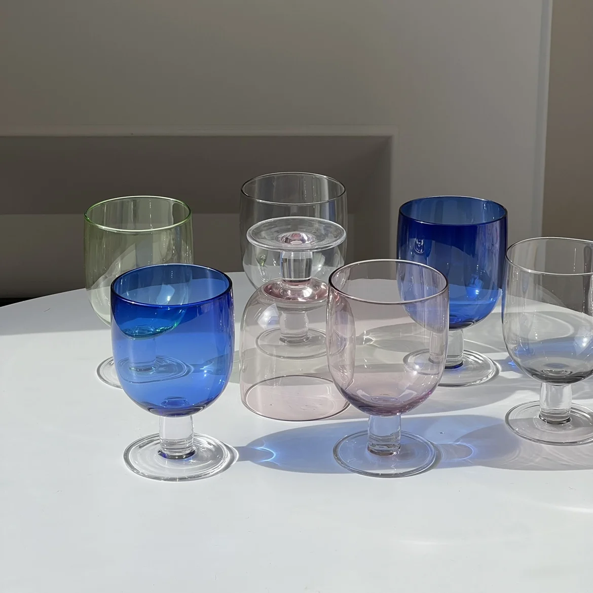 Французский стакан в стиле ретро для воды сока молока средневековый вина бокал