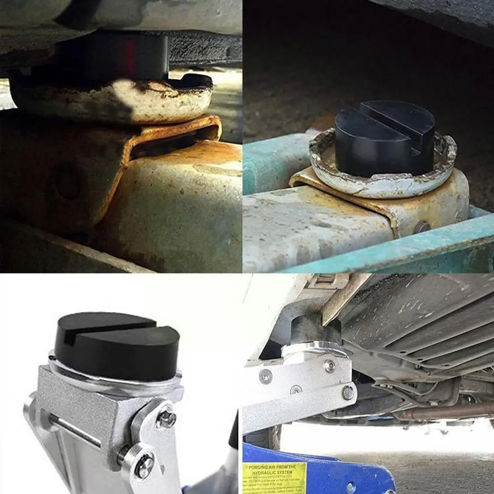 

Car Jack Pad Rubber Support Pad Floor Slotted Frame Protector Adapter Jacking Disk Pad Tool For Pinch Weld Side Lifting Dis H2X7