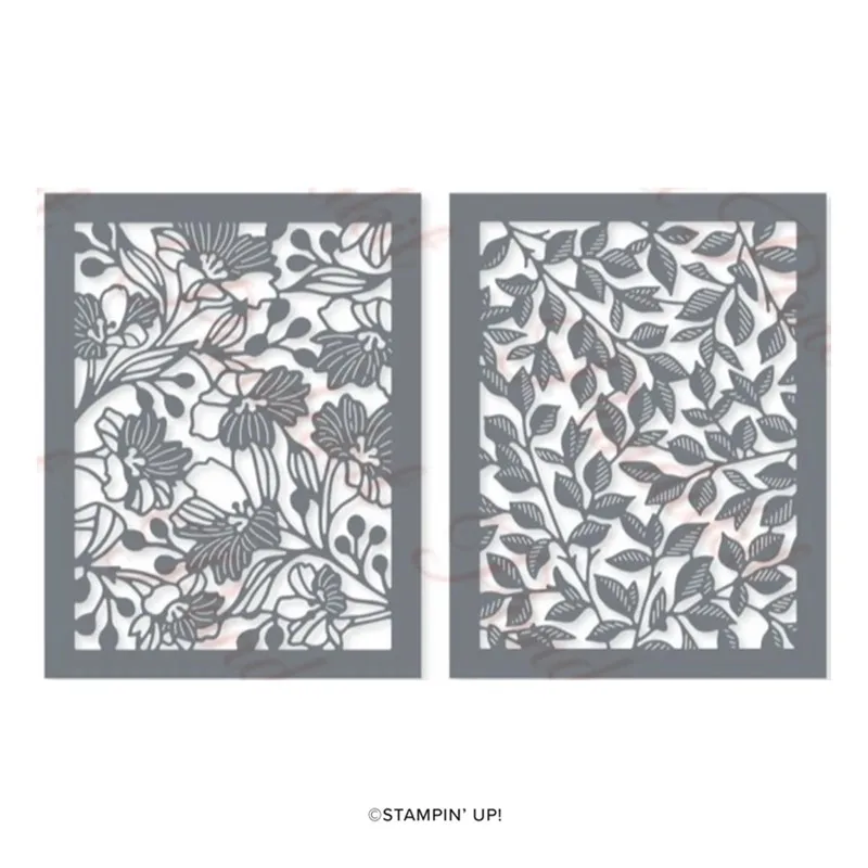 

Petal Leaves Background 2023-2024 Annual Catalog Cutting Dies Scrapbooking Paper Making Frame Card Craft no Clear Stamp