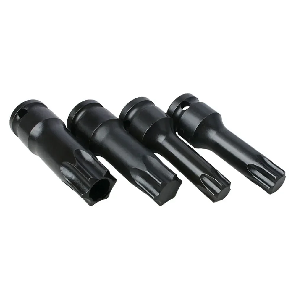 Биты для отверток Torx 1 2-дюймовый адаптер с приводом T20 T25 T27 T30 T35 T40 T45 T50 T55 T60 T70 T80 T100