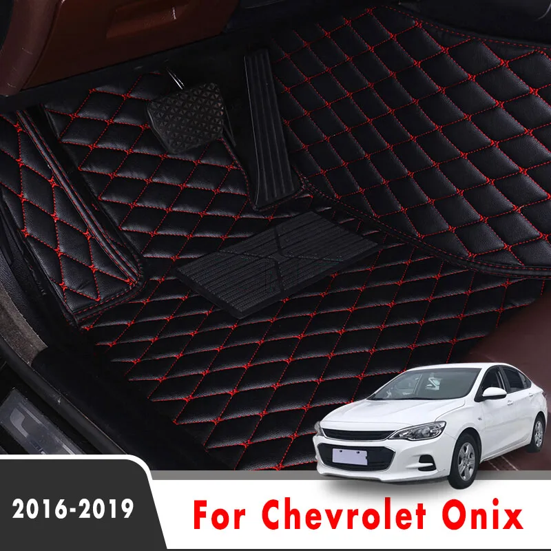 

Car Floor Mats For Chevrolet Onix 2019 2018 2017 2016 Auto Carpets Waterproof Protect Parts Accessories Automobiles Foot Pads