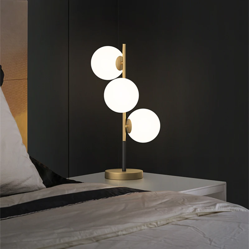 

Modern Led Table Lamp Designer Copper Table Lamps For Living Room Bedroom Study Desk Decor Lighting Nordic Home Bedside Lamp
