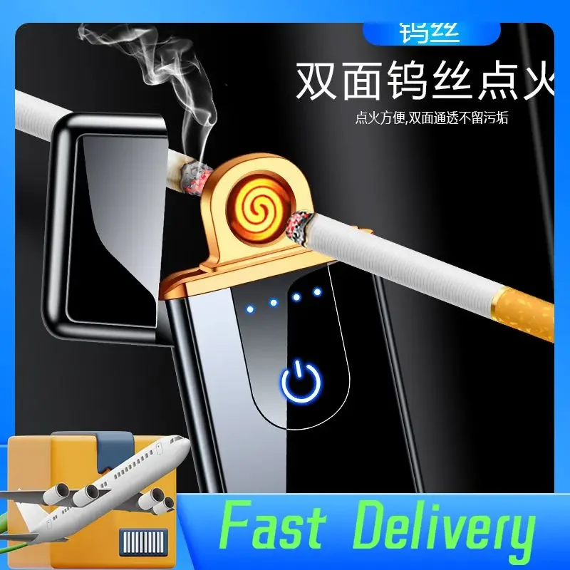 USB электрические ветрозащитные пластиковые зажигалки перезаряжаемые с