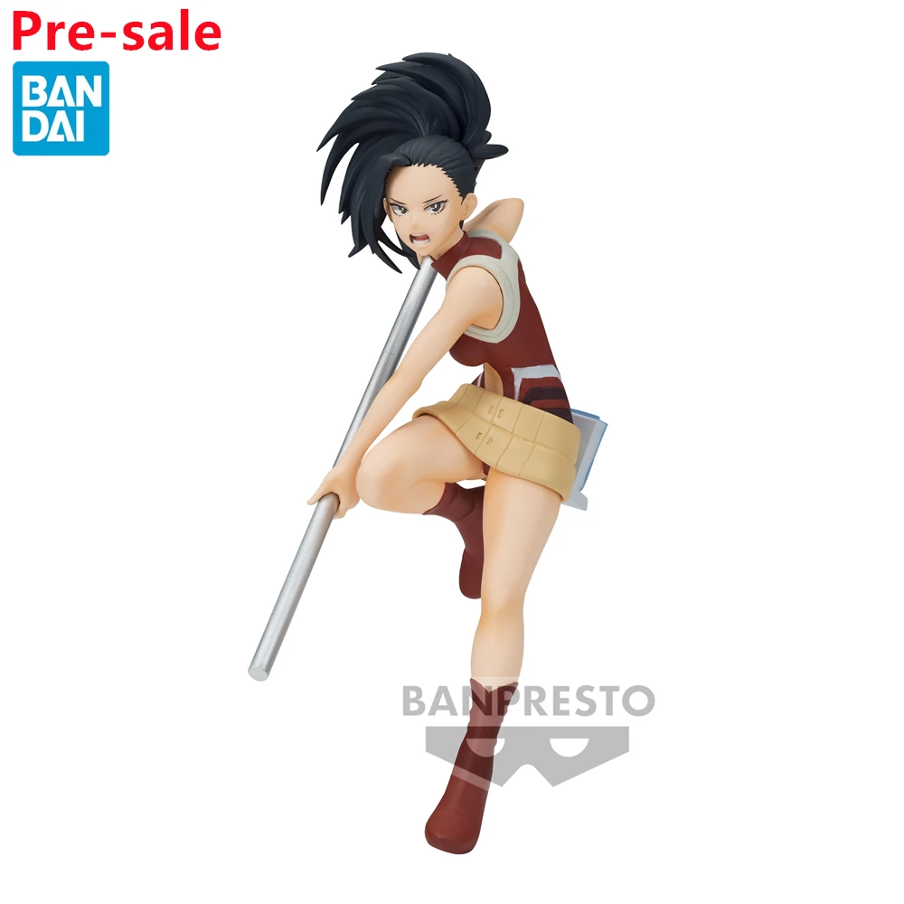 

Bandai Original My Hero Academia YAOYOROZU MOMO Amazing Anime Figure PVC Action Figures Toys BANPRESTO Figurine Model Manga Gift