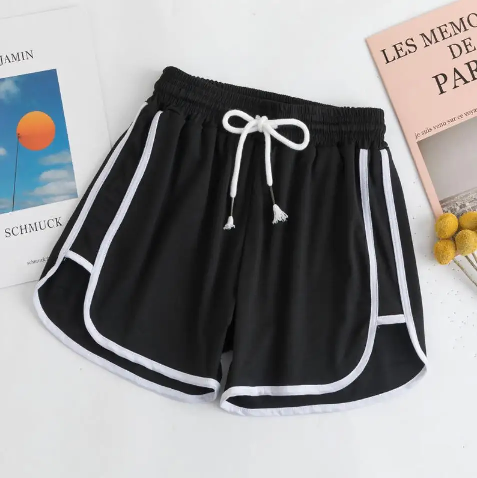 Универсальные женские короткие брюки летние повседневные свободные шорты для