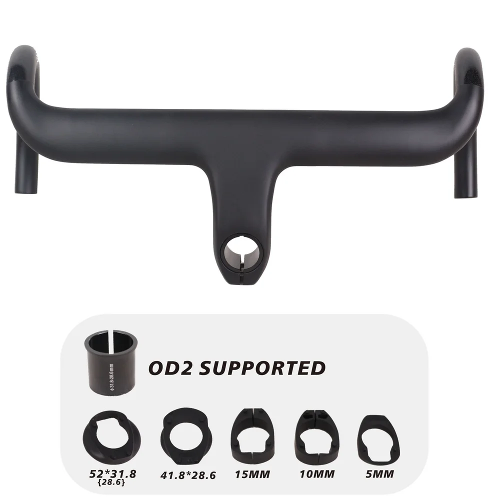 Аэрогравийный велосипед интегрированный руль HB047 диаметр 28 6 мм/31 8 мм углеродное