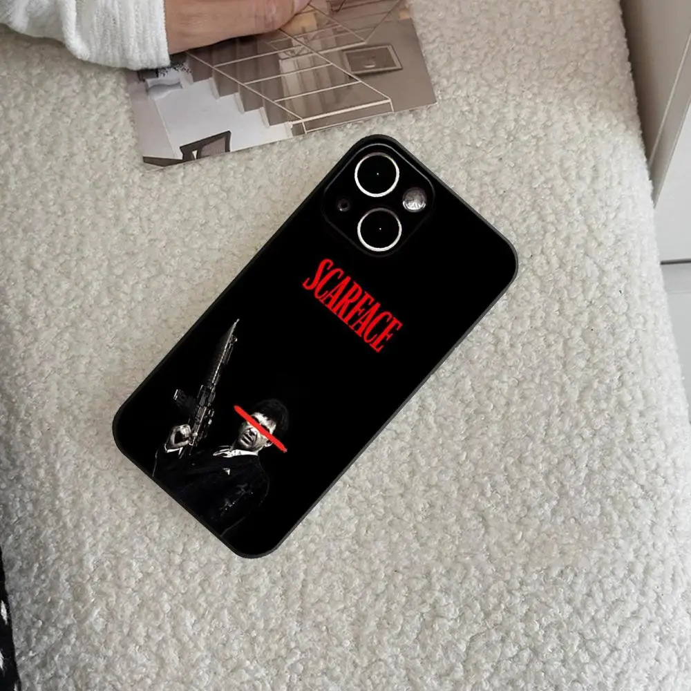 Фото Классический противоударный чехол Tonny Montana Scarface для iPhone 17, 16, 15, 11, 12, 14, 13 Pro Max, Mini, X, XS, XR, 7 Plus, 16E Air №4