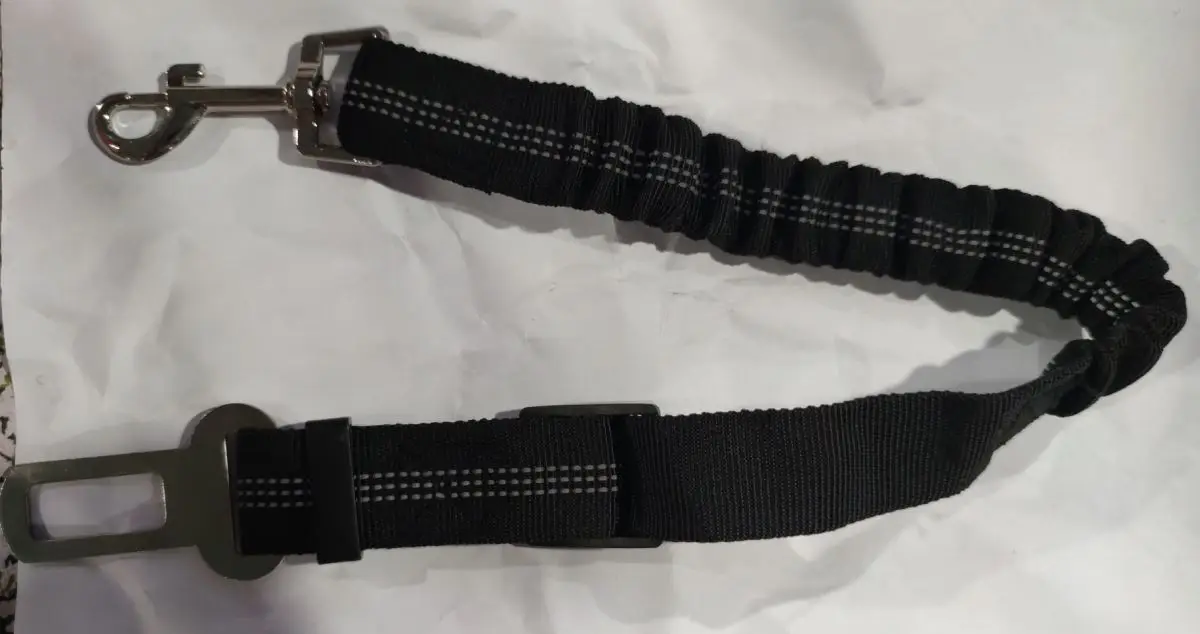 

Регулируемый ремень для домашних животных, эластичный безопасный поводок для езды на животных, передняя и задняя части автомобиля