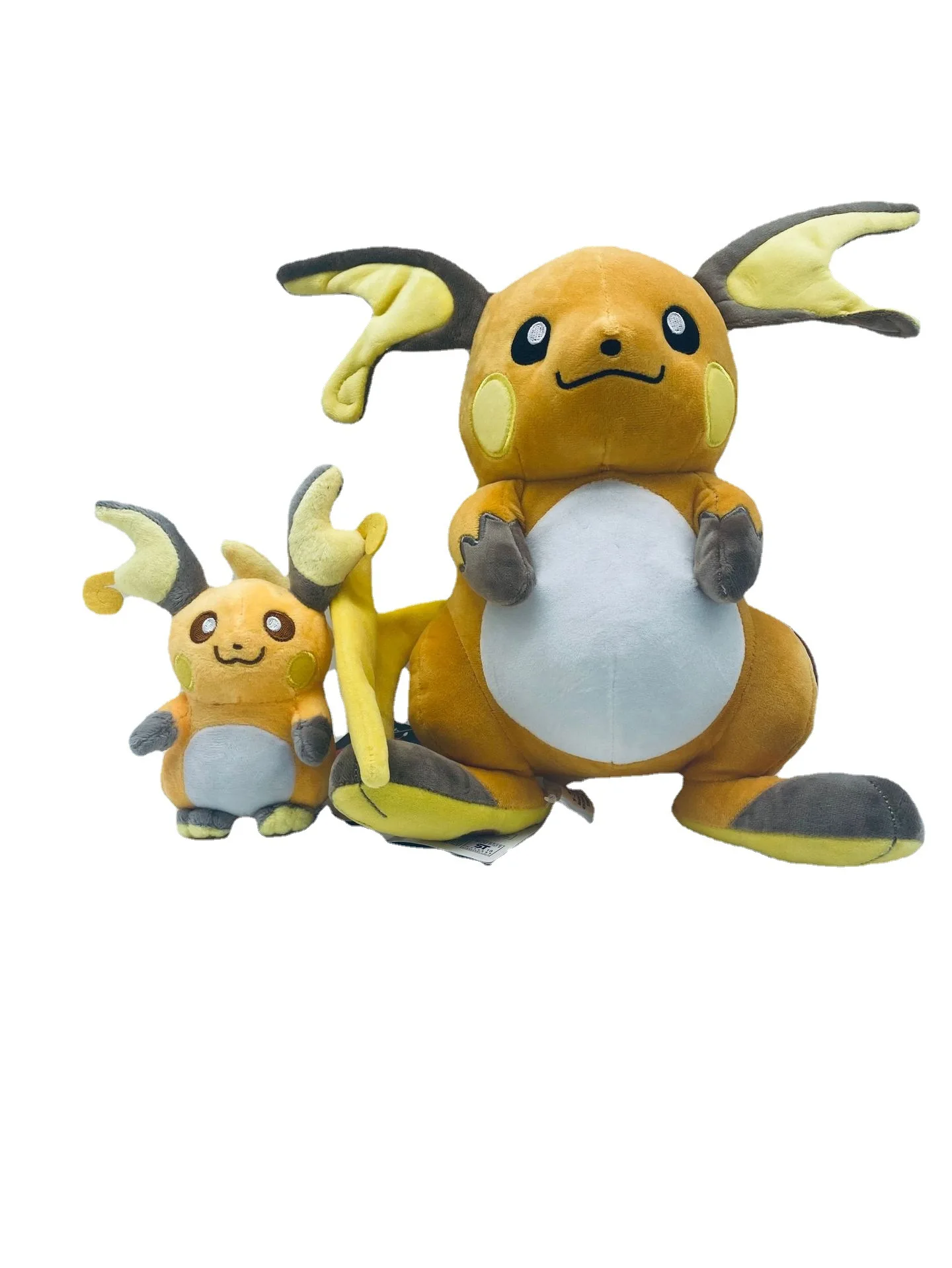 

18/30CM TAKARA TOMY Pokémon Raichu Pikachu Plush Toy Pokemon Large Doll for Adult Children Holiday Gift for Drop Shipping