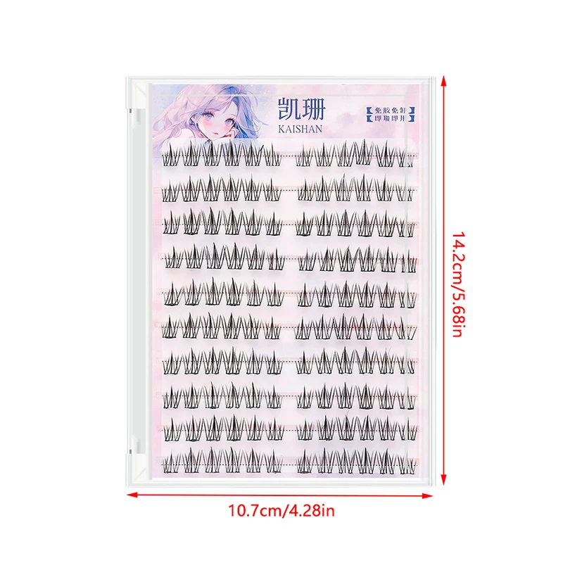 Самоклеящиеся ресницы большая емкость клей не требуется самоклеящиеся кластеры