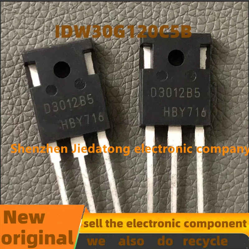 

3PCS/Lot IDW30G120C5B D3012B5 TO-247 30A 1200V MOSFET In Stock