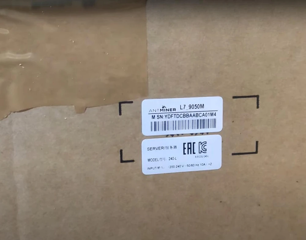 Мастер-Майнер Litecoin Dogecoin Antminer L7 3425 Вт с блоком питания BitmainL7 9.05GH |