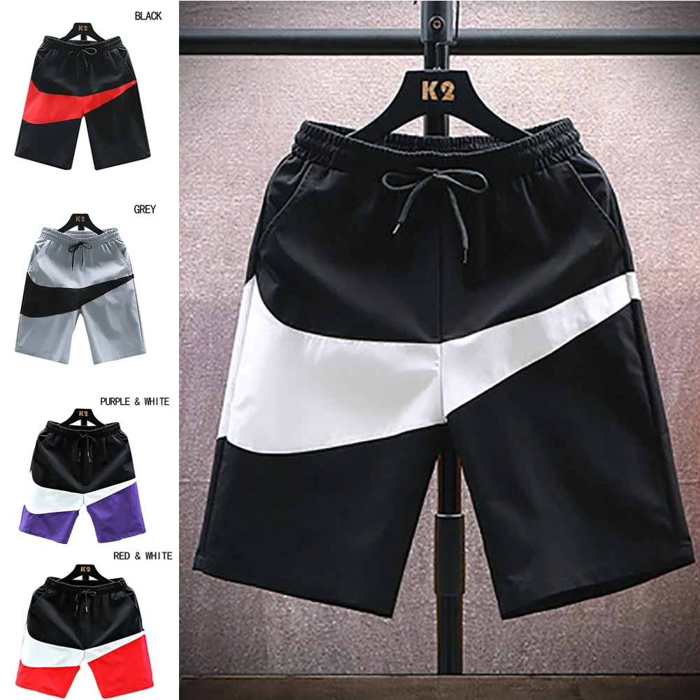 

Шорты мужские для спортзала, повседневные пляжные свободные штаны для бега, фитнеса, бодибилдинга, воркаута, баскетбола, тренировок, спорти...