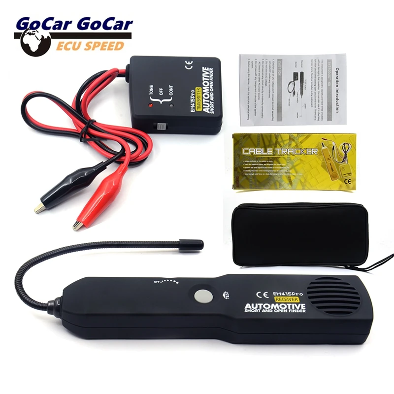 

Free Shipping EM415 PRO Automotive Short Cable Tracker & Open Wire Finder Universal 6-42V DC Find Car Short Circuit Wire
