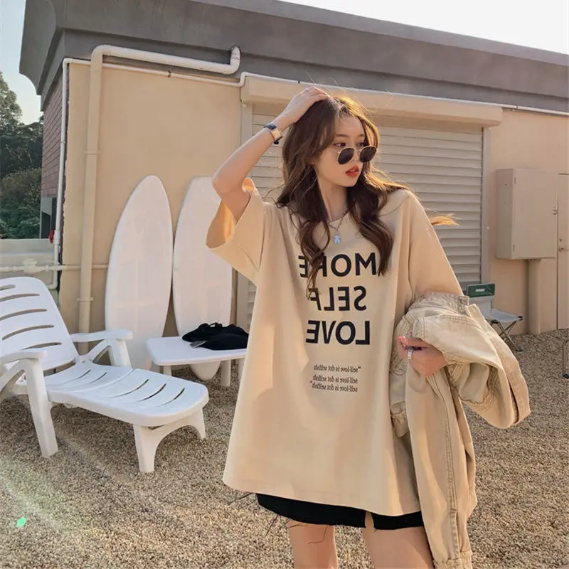 

Kawaii Clothes Women Summer Top Vintage T-shirt Women's Clothing Spring 2022 Korean Style Y2k Woman T-shirts for Girls Retro