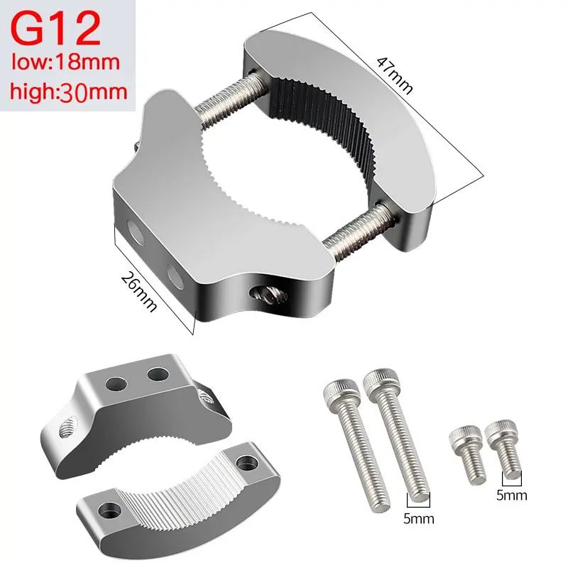 

Многофункциональный зажимной кронштейн для автомобиля и мотоцикла, крепежная рамка для внешней противотуманной фары для внешней светодиодной подсветки/телефона/кронштейна/GPS/руковой панели