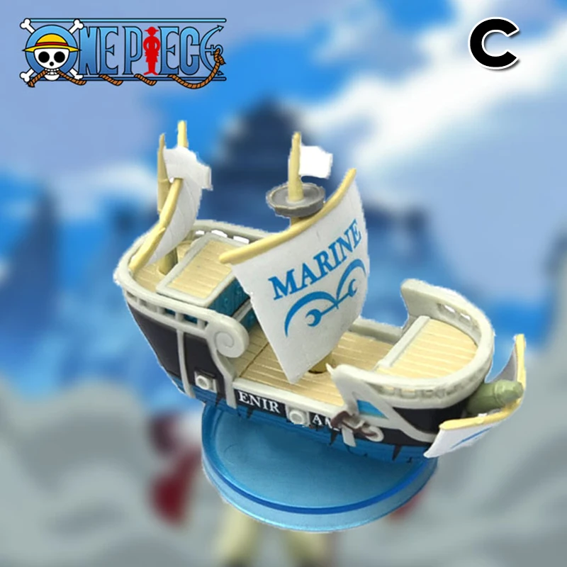 

Anime Cute Mini Boat Action Figure Model Sunny Display Ship Pirates Gift Toys