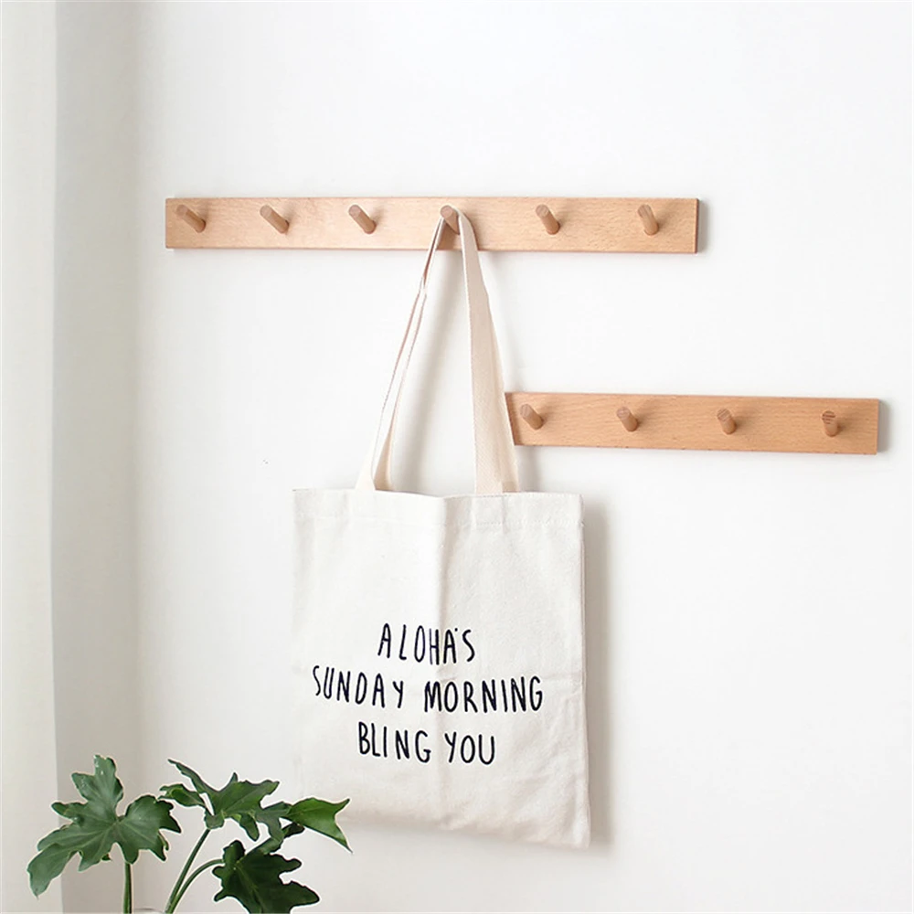 Деревянный крючок для одежды настенные крючки вешалка полотенец ванной комнаты