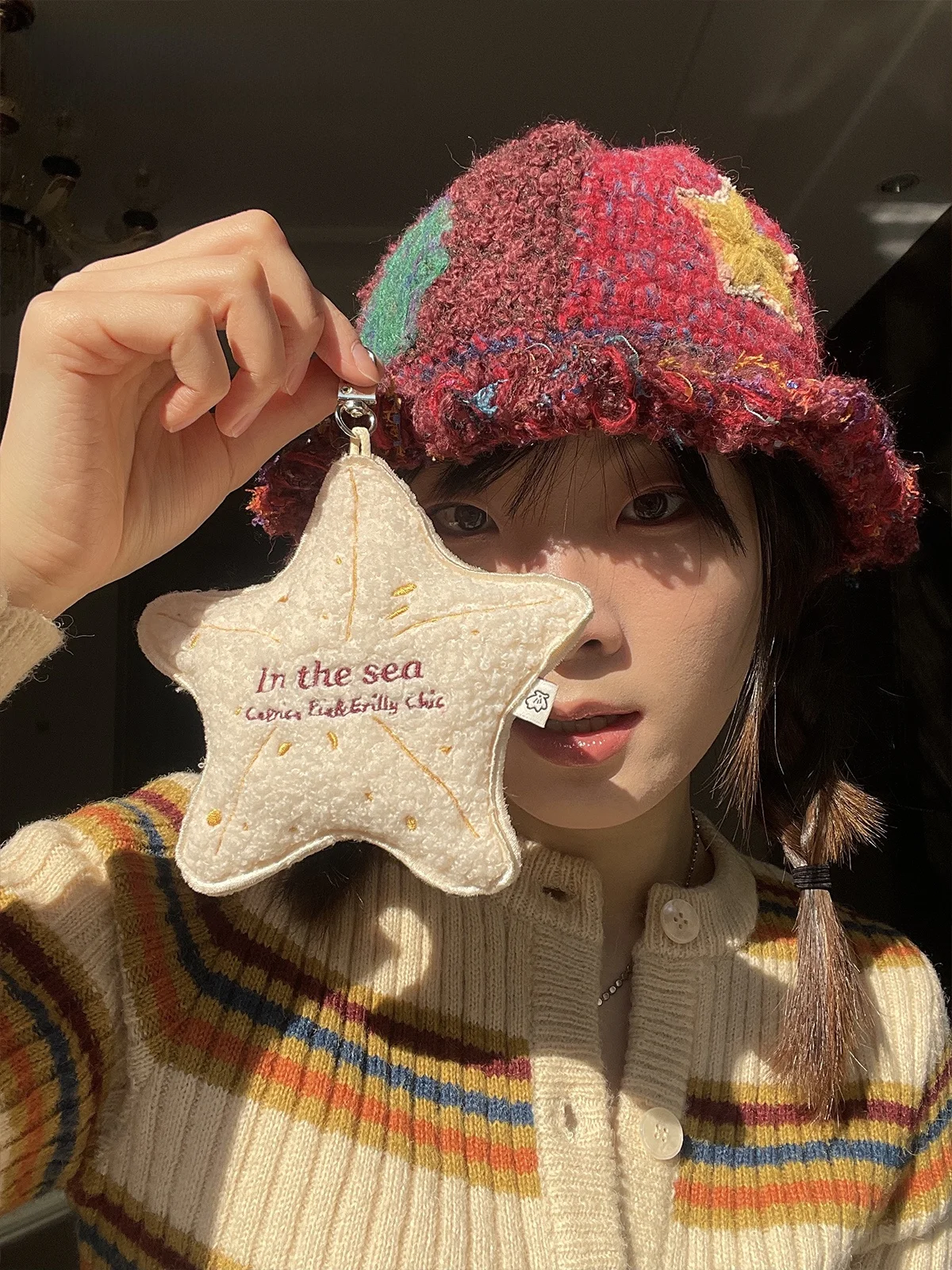 Caprice Pie Seaside Collection Сумка в виде морской звезды с подвеской AirPods для наушников Bluetooth