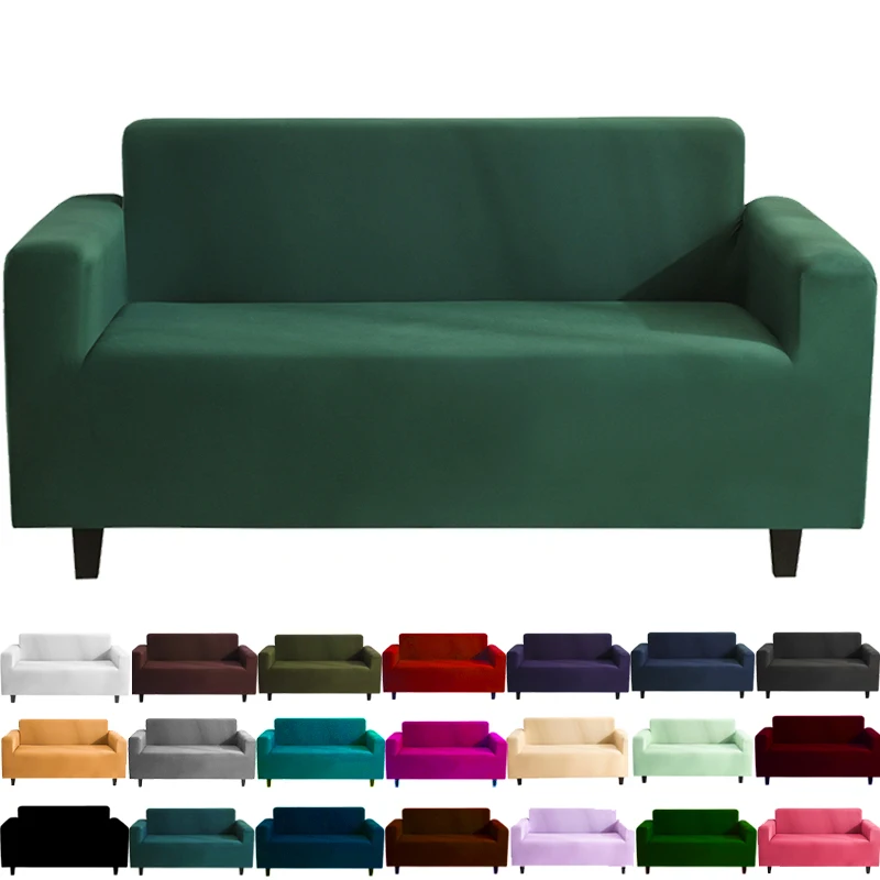 

Solid Sofa Cover 1/2/3/4 Seater Elastic Sofa Cover for Living Room L Shaped Corner Sofa Cover Cover for Sofa Couch Armchair