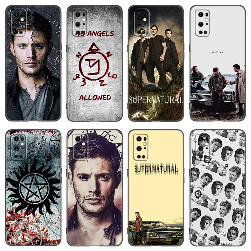 Supernatural Tv Show чехол для телефона OnePlus 7 7T 8 9 10 Pro 8T 9RT 10T 10R ACE Nord 2T CE2 Lite N10 N100 N20 N200 черный