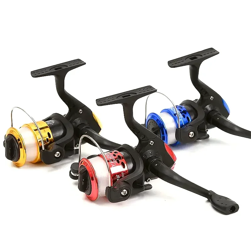 Катушка рыболовная Ультралегкая маленький складной спиннинг леска диаметром 60 м