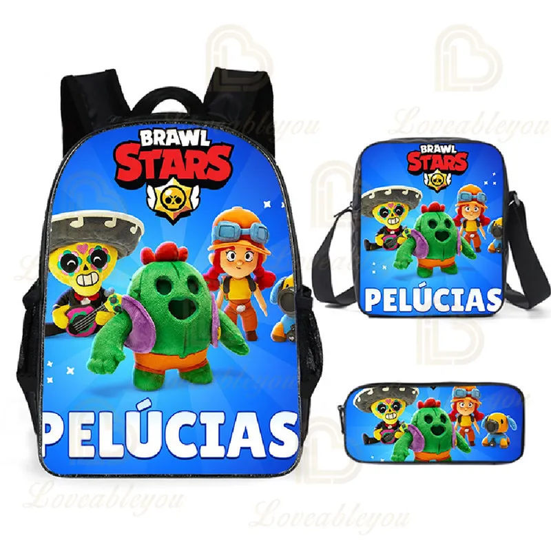 

2021 Boys Girls NEW Crow and Star,Shoot Game 3D Print Student Shoulder Bags Harajuku Backpack Kids Leon Pencil Men