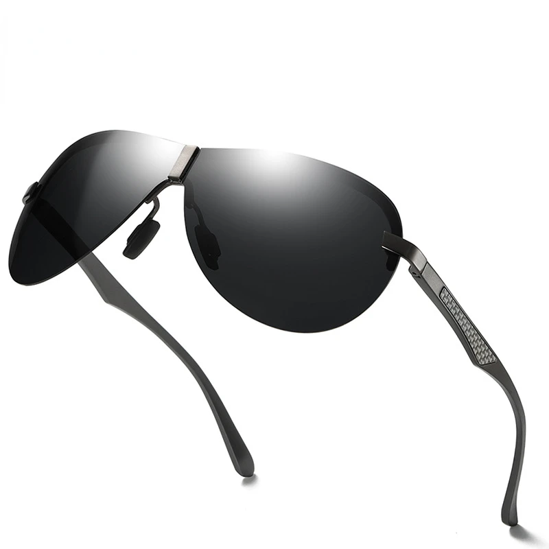 

New Rimless Polarized Sunglasses Driving Fishing Sunglasses