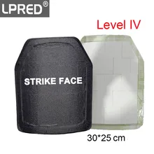 25mm Tactical NIJ IV Bulletproof Plates Ballistic Board Backpack Armor Panel Ballistic Shield Pad 10x12