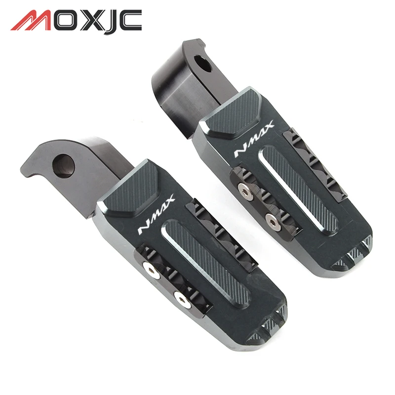 

CNC Aluminum Rear Passenger Footrests Foot Rests Pegs Rear Pedals Peg for YAMAHA NMAX 155 2018-2023 NMAX 125