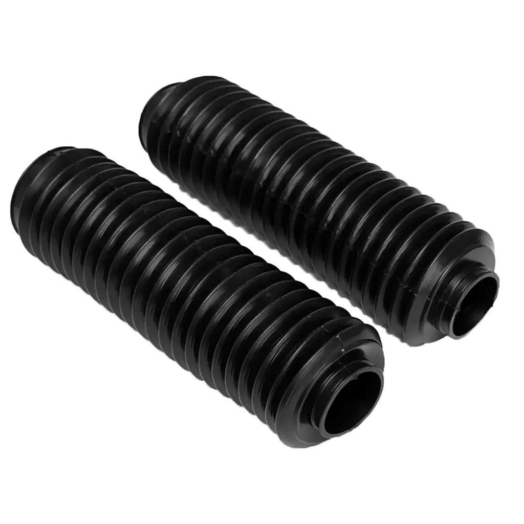 

2 Pcs Universal Black Rubber Shock Absorber Cover for Motorcycle