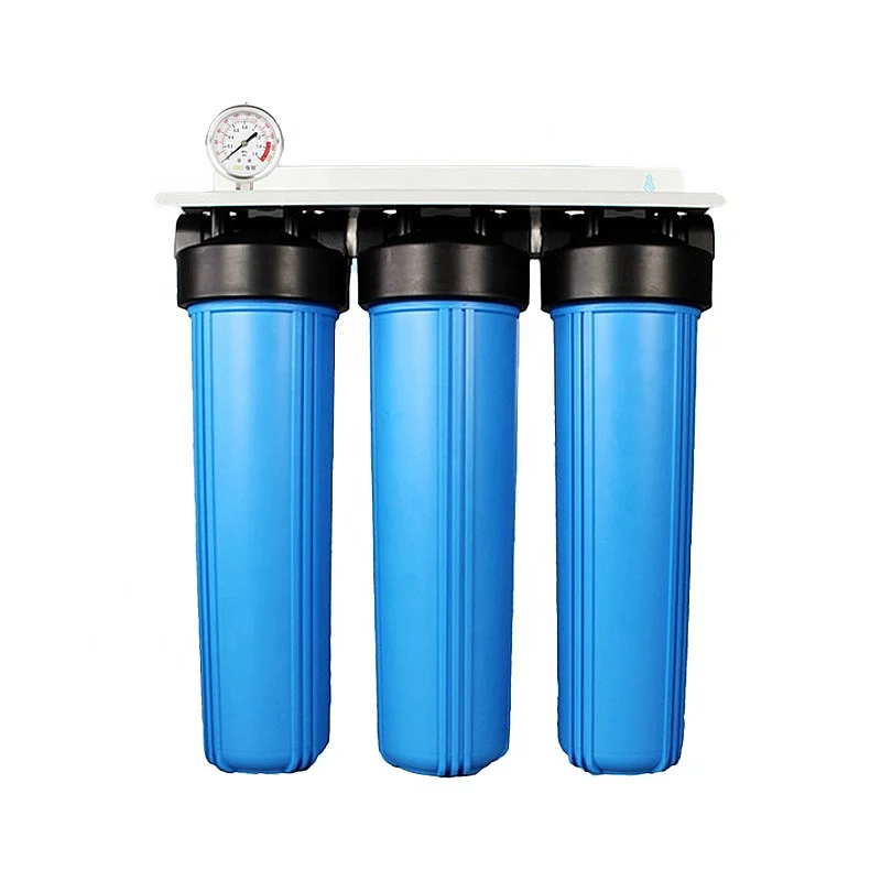 

Use 20 Inches PP+CTO+UDF 20"X4.5" BIG Blue Cotton Whole House With Jumbo Water Filter