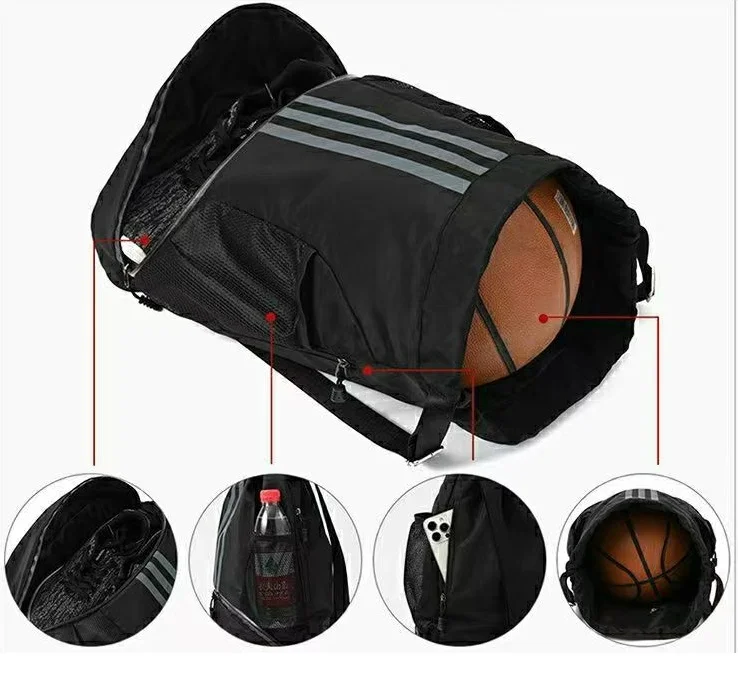 Unistybag Sports Gym Backpack Large Capacity Men's Bag Fashion School Bag Girls Waterproof Yoga Basketball Bag Training Bag