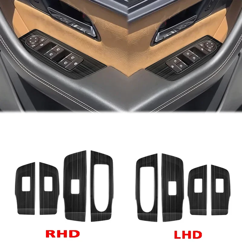 LHD RHD для Mazda CX-80 CX80 CX 80 2024 2025 внутренняя дверная ручка из нержавеющей стали