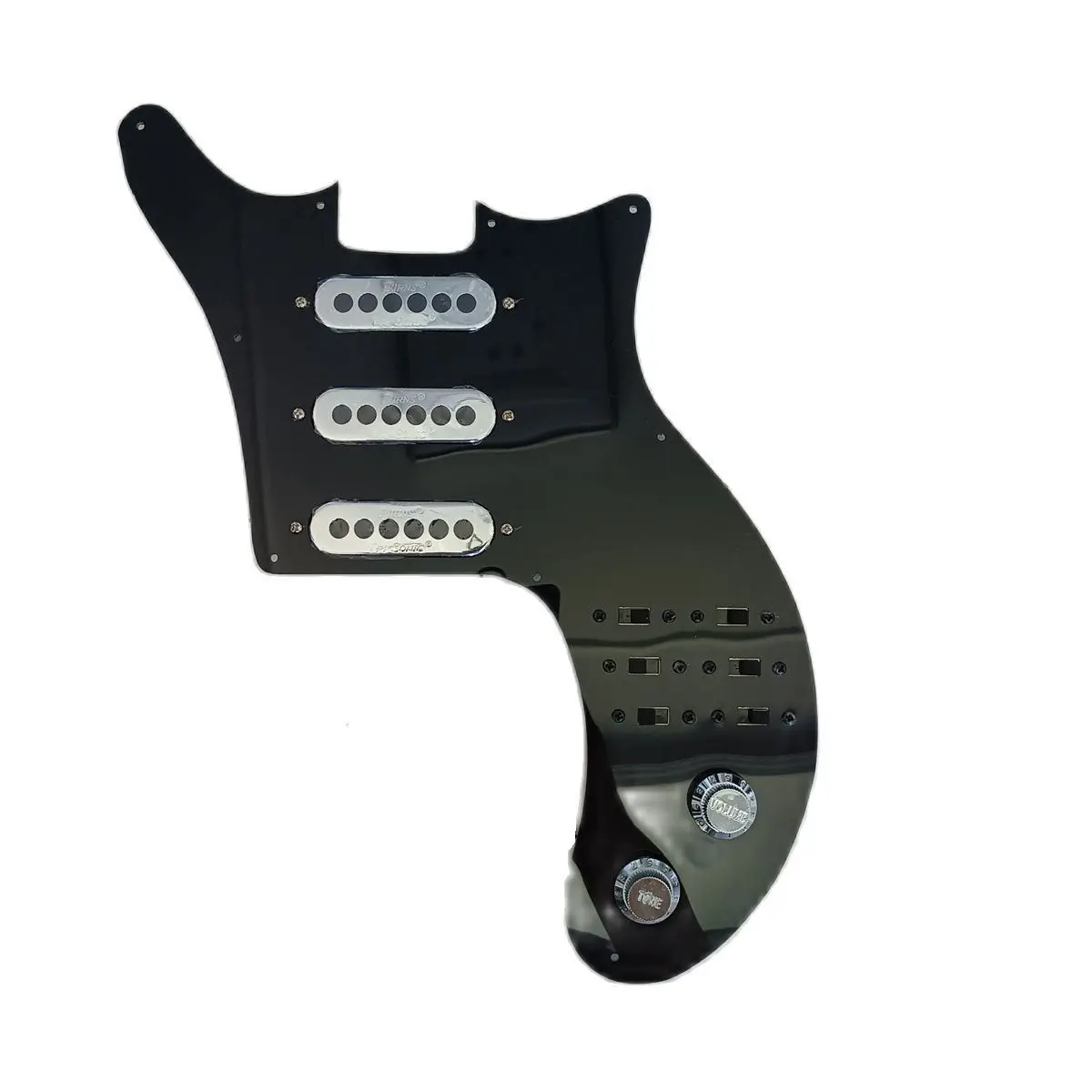 

YUMIYA SSS Loarded Prewired Pickguard Harness Chrome Burns Tri-Sonic Pickups Multifunction Switch For Brian May Series Guitar