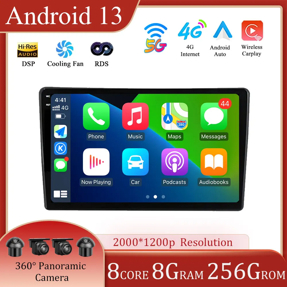 

Автомобильная интеллектуальная система Android 13 для Citroen C5 2 2008 - 2017 Радио Мультимедийный видеоплеер навигация GPS QLED экран