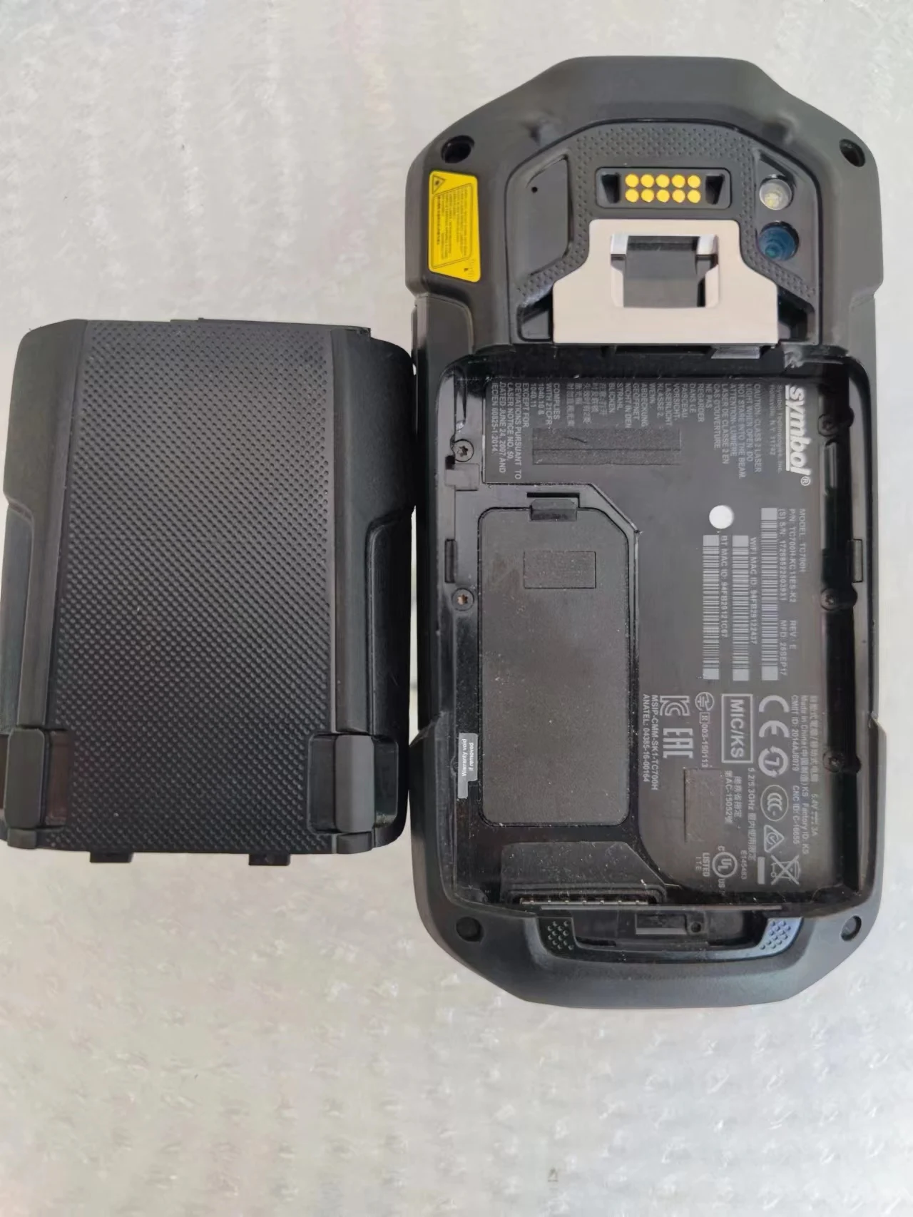 Ручной 2D сканер Zebra Symbol TC70 TC700H TC700H-KC11ES-K2