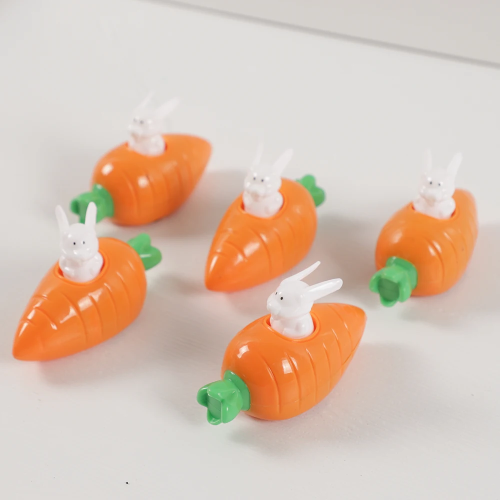 

5 шт. милый кролик в виде моркови, игрушечные машинки для детей, день рождения, праздник для будущей мамы, сувениры, декор для Пасхальной вече...