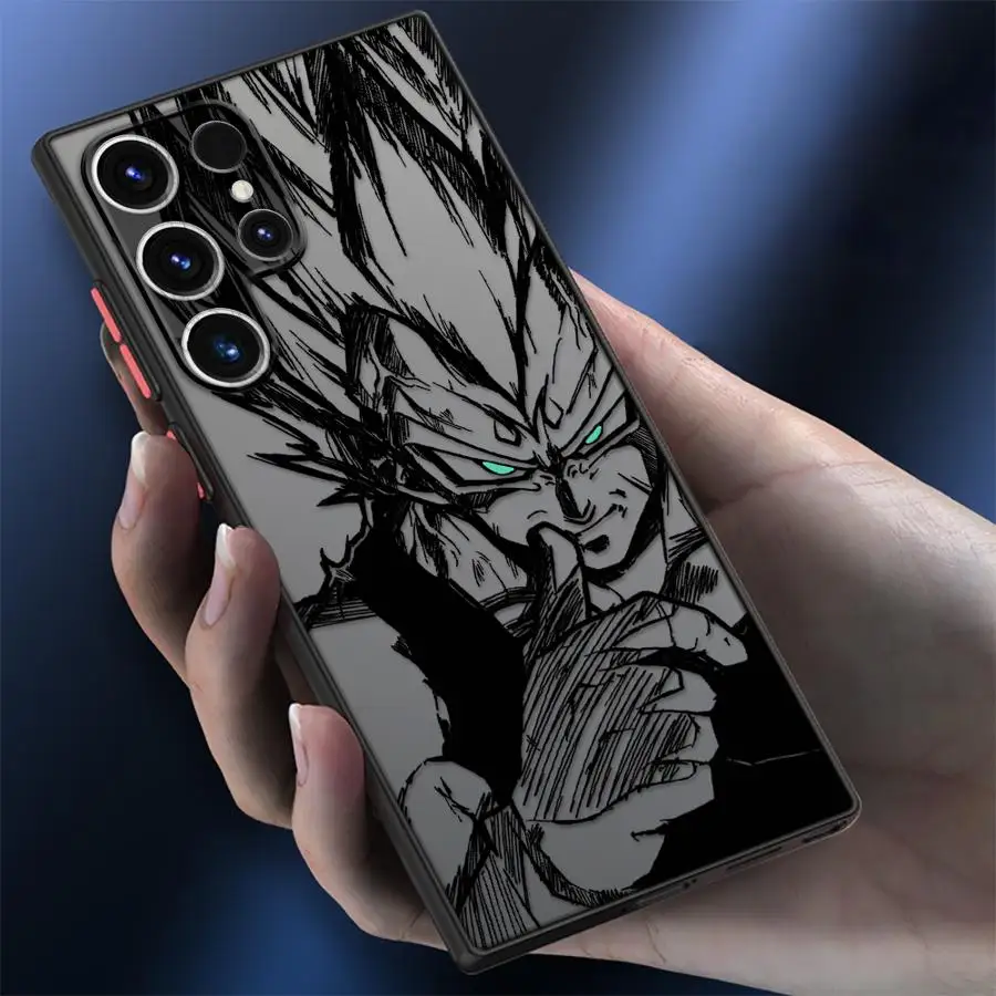 Чехол для Samsung Galaxy S20 FE S23 S21 5G S10+ S9 Plus S22 Plus S25 Ultra S21 S24 Ultra TPU Cover Dragon Ball Goku Vegeta (art.: 3920cf5199eed) - 3920cf5199eed
