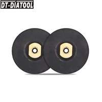 dt diatool 2pcs for polishing pad back pad for diamond rubber based flexible backer pads 58 11 m14 super soft backer 4100mm