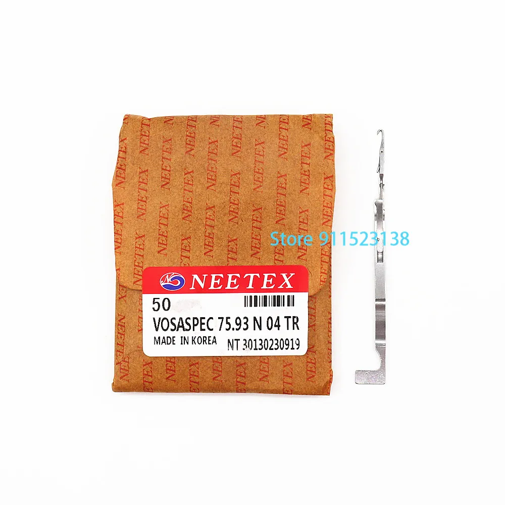 500 шт. оригинальные корейские вязальные спицы NEETEX VOSASPEC 75 93 N 04 TR для вязальной