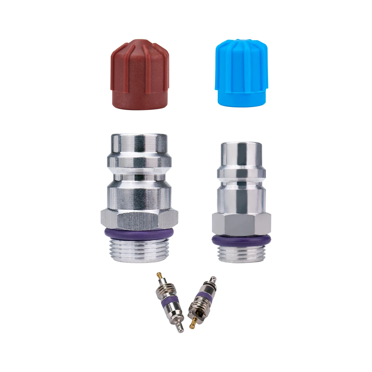 

Сервисный порт сопла зарядного клапана переменного тока, сторона высокого и низкого давления для трубопровода кондиционера BMW Mercedes-Benz