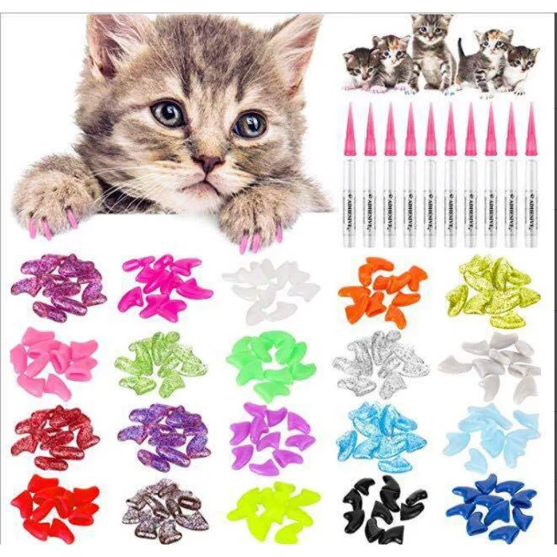 20 шт./партия колпачки для кошек и собак