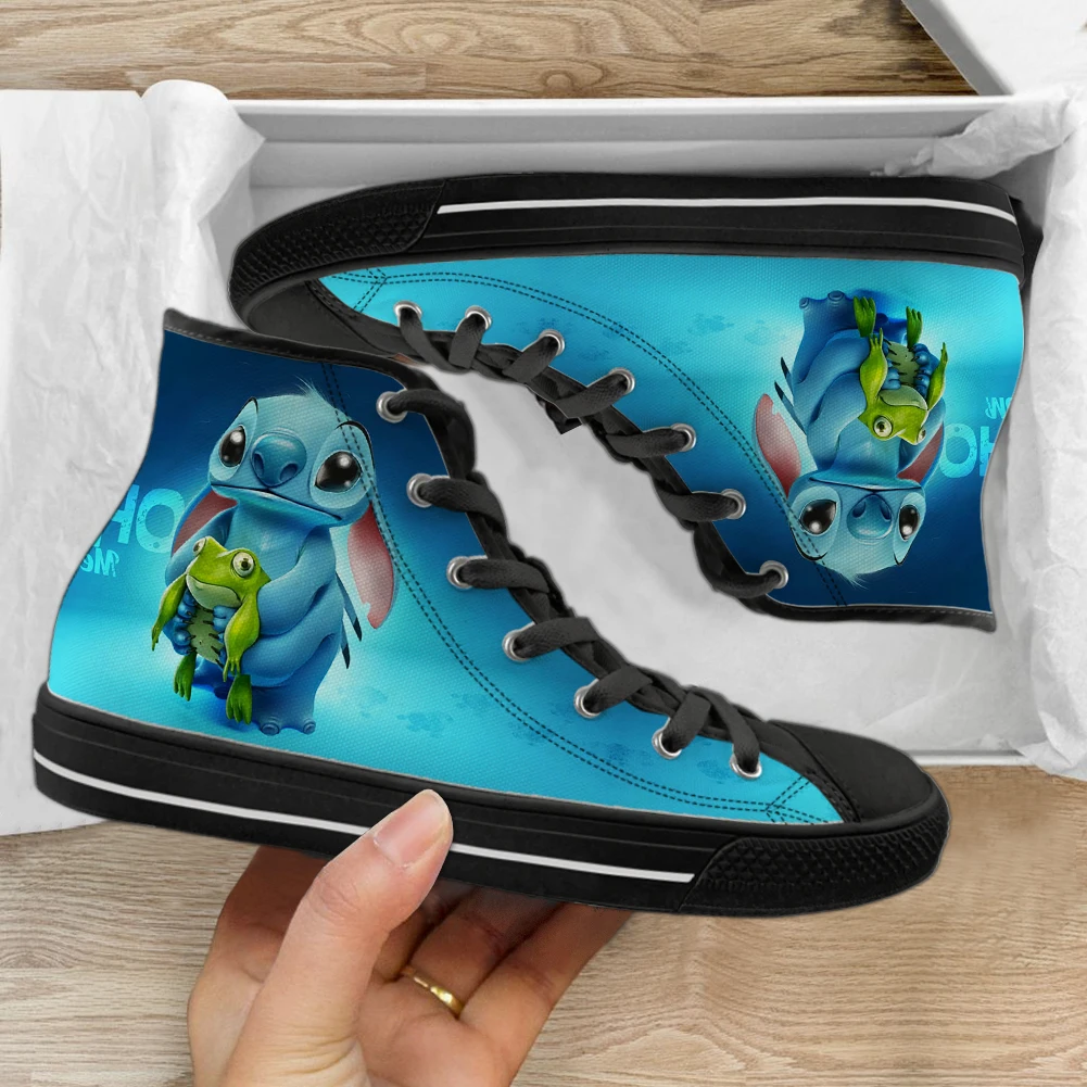 

Бестселлер: ботинки с мультяшным аниме Boojiboo, кроссовки с вулканизированной подошвой для женщин и мужчин, кеды с высоким берцем, спортивные к...