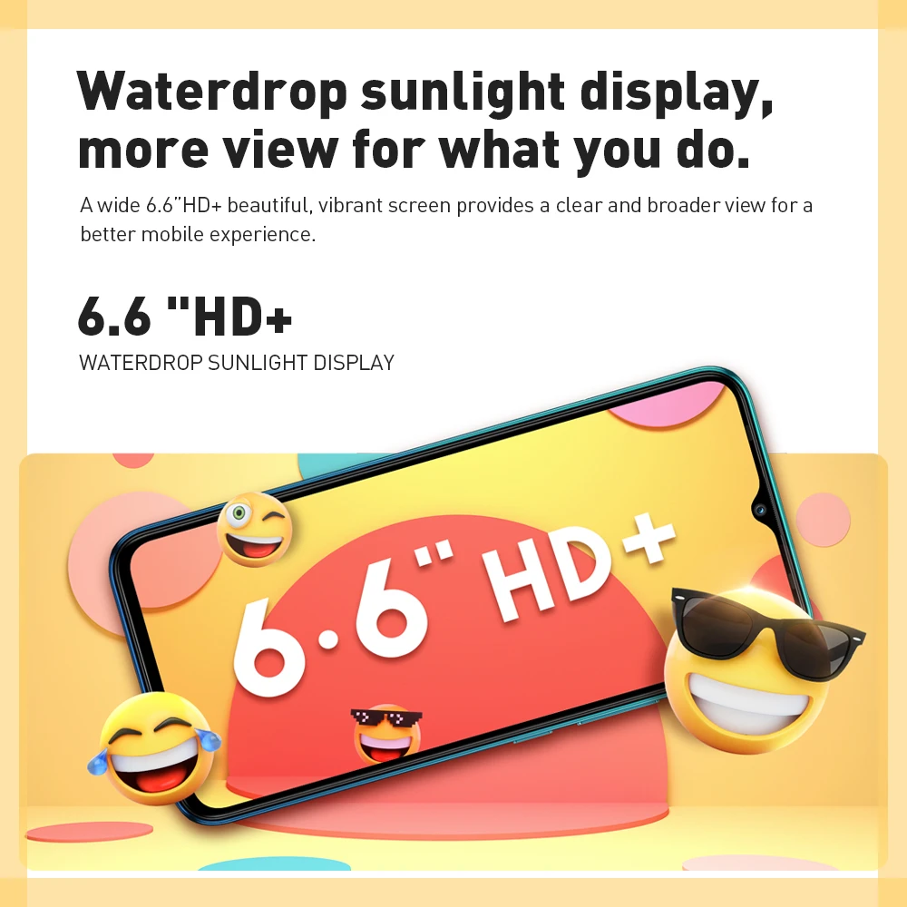 

Version Infinix Hot 10 Lite 2GB 32GB Smart Phone 6.6''HD Screen Mobile Phone 5000mAh Battery 13MP AI Triple Camera|Cellphones