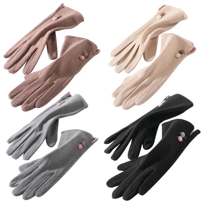 

Winter Thermal Gloves Womens Touch Screen Warm Gloves Sports Full Finger Gloves Outdoor Cycling Gloves Breathable Ski Gloves