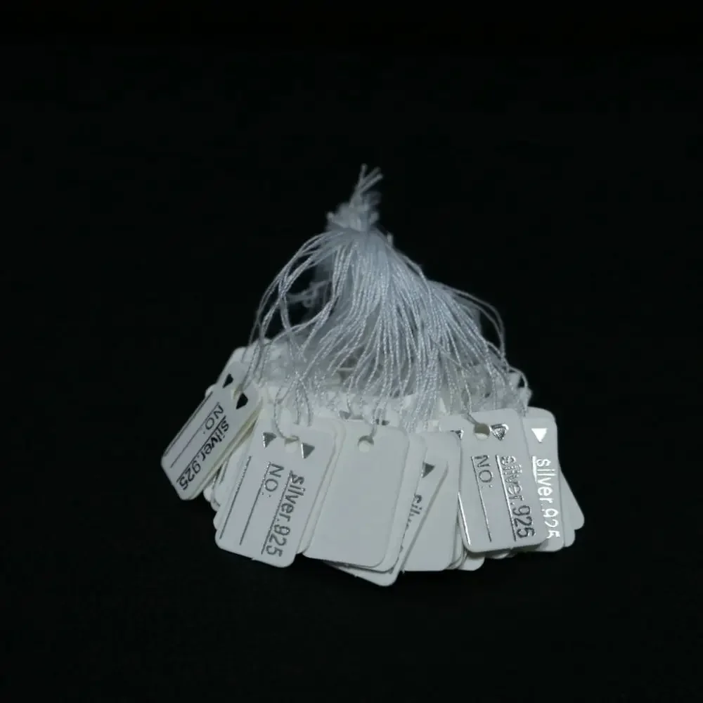 

Подвесные бирки для ювелирных изделий 100 шт.