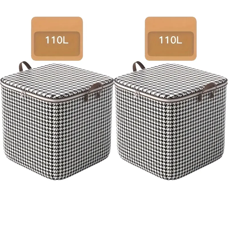 

Скандинавский нетканый ящик для хранения «гусиные лапки», сумка для хранения в спальне, упаковочная сумка, корзина для хранения