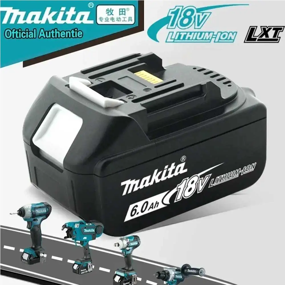 Оригинальный Makita 18 В 6 0 Ач wiederaufladbarer отличаются BL1840 BL1830 BL1830B BL1850 BL1850B