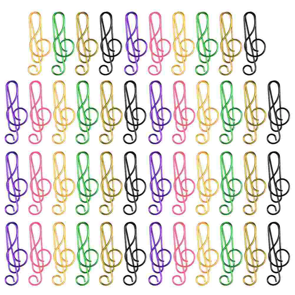 

Unique Music Note Shaped Clip Paperclip Note Shaped Clip Colorful Metal Clip Use Document Paper Clip Office Supply